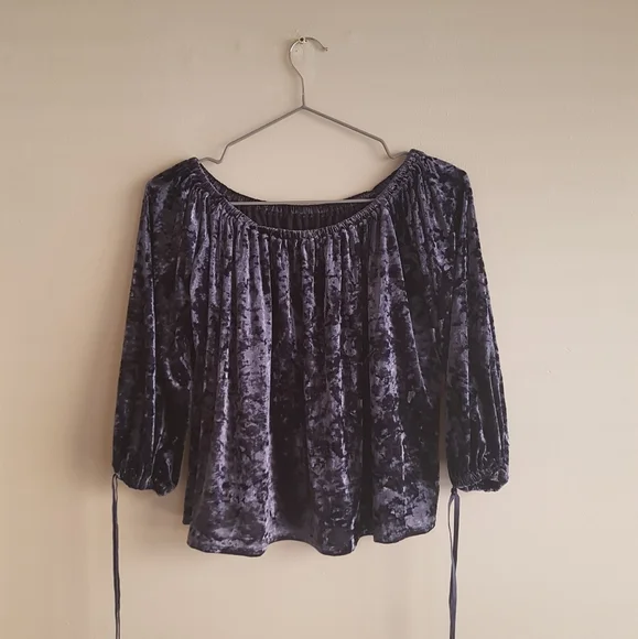 Blue Velvet Top - Picture 2 of 3